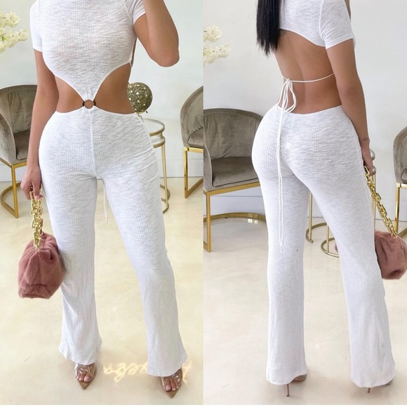 NEW Ribbed jumpsuit - Picture 3 of 4